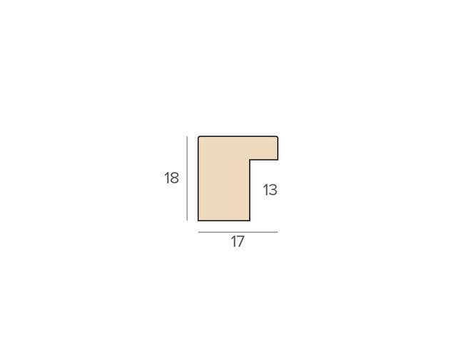 17mm 'Ikon' Gold FSC™ Certified Mix 70% Frame Moulding 